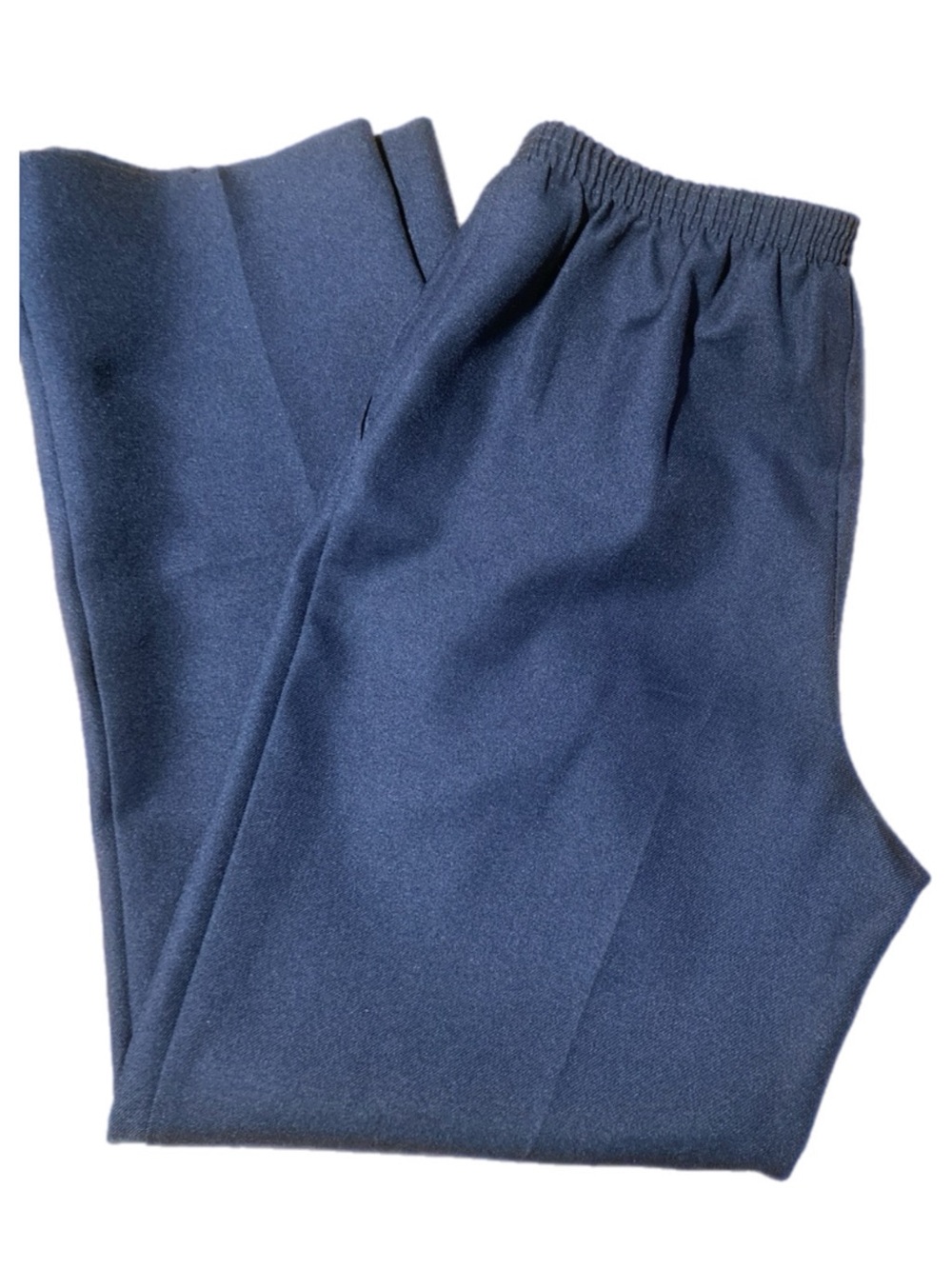 Alfred Dunner Navy Slacks with Pockets Size 8 EUC 1003